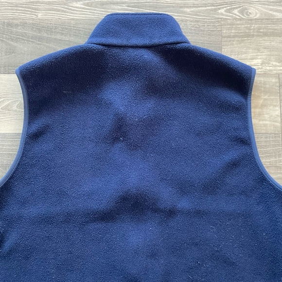VTG LL Bean Polar Fleece Vest Men’s XL Navy Blue Pockets 0MR77 - Picture 10 of 10
